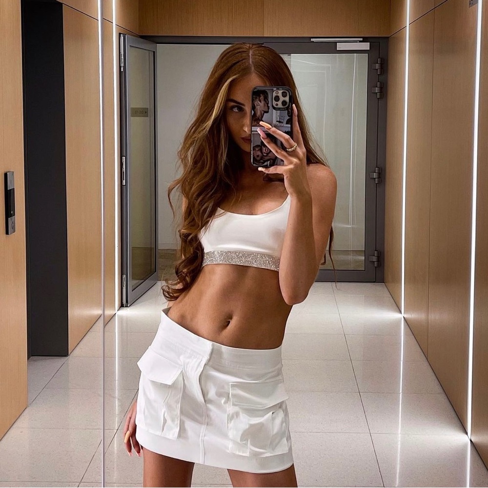 SPARKLY CROP TOP || ZARA || YKCLOSET